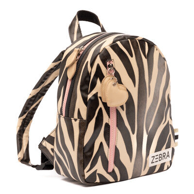 Zebra Rugzak (S) - Zebra Pink