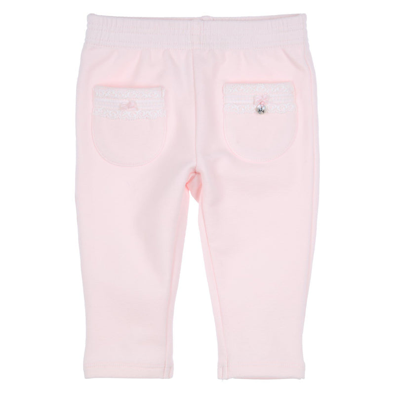 Baby meisjes PANTALON - CARBONDOUX - PREMIN van GYMP in de kleur LICHTROSE in maat 86.