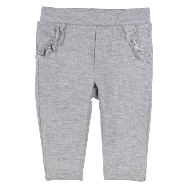Baby meisjes PANTALON - SHIMMER - PREMINIME van GYMP in de kleur Navy in maat 86.