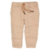 Babys PANTALON - ELASTIC LEGBORDER - van Gymp in de kleur BEIGE in maat 86.