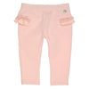 Babys PANTALON - FLOUNCES AND LACE - van Gymp in de kleur VIEUX-ROSE in maat 86.