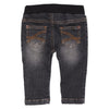 Babys PANTALON - JEANS ELASTIC - SMI van Gymp in de kleur ANTRACIET in maat 86.