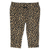 Babys PANTALON - HARDY - BABY GIRLS  van Gymp in de kleur ZWART/CAMEL in maat 86.