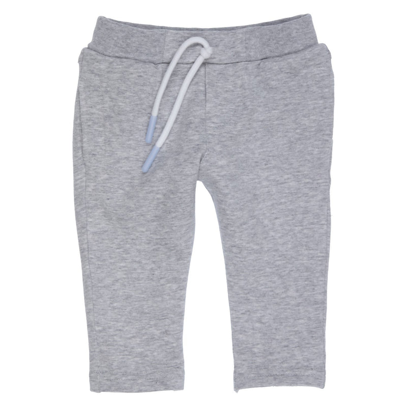 Jongens PANTALON - THYBO - BOYS - S22 van Gymp in de kleur GRIJS-CHINE in maat 86.