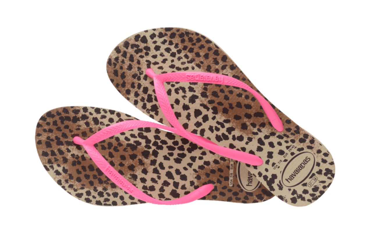 Havaianas SLIM ANIMALS SAND GREY/PINK