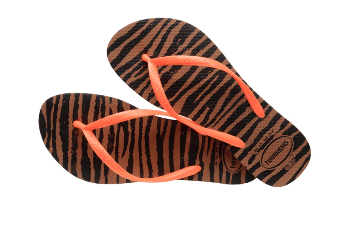Havaianas SLIM ANIMALS RUST/ORANGE