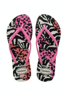 Havaianas Slim Animals White/Shocking Pink/Shocking Pink