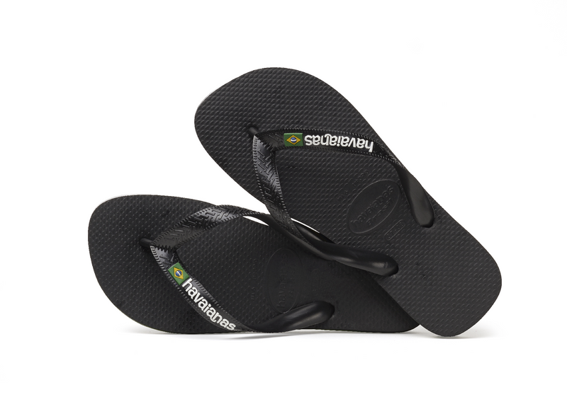 Havaianas BRASIL LOGO BLACK/BLACK