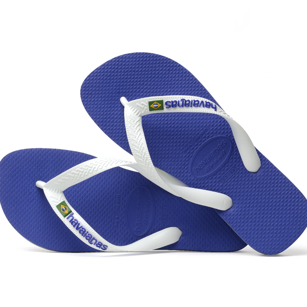 Havaianas brasil cheap logo marine blue