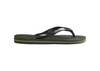 Havaianas Brasil Logo Green Olive