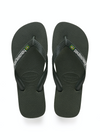 Havaianas Brasil Logo Green Olive