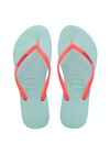 Havaianas Slim Logo Ice Blue/Coralnew