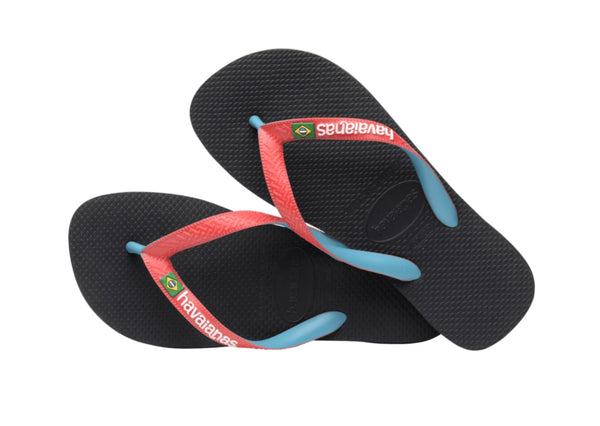Havaianas BRASIL MIX BLACK/RED RUBY