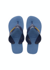 Unisexs Kids Max Navy Blue/Blue Star/White  van Havaianas in de kleur Blauw in maat 35, 36.