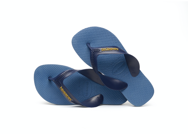 Unisexs Kids Max Navy Blue/Blue Star/White  van Havaianas in de kleur Blauw in maat 35, 36.