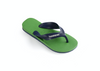 Unisexs Kids Max Blue Denim/Leaf Green  van Havaianas in de kleur Groen in maat 35, 36.