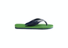 Unisexs Kids Max Blue Denim/Leaf Green  van Havaianas in de kleur Groen in maat 35, 36.