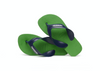 Unisexs Kids Max Blue Denim/Leaf Green  van Havaianas in de kleur Groen in maat 35, 36.