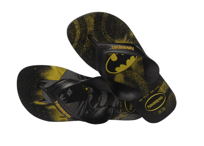 Havaianas KIDS MAX HEROIS BLACK/BLACK/ CITRUS ORANGE