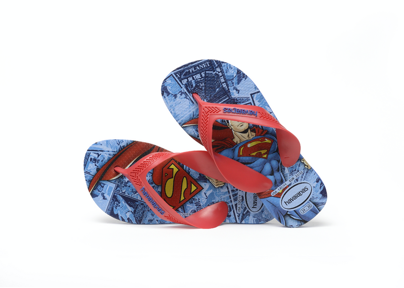 Unisexs Kids Max Herois Blue Star  van Havaianas in de kleur Blauw in maat 31, 32.