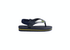 Unisexs Baby Brasil Logo Ii Navy Blue/Citrus Yellow  van Havaianas in de kleur Navy in maat 25, 26.