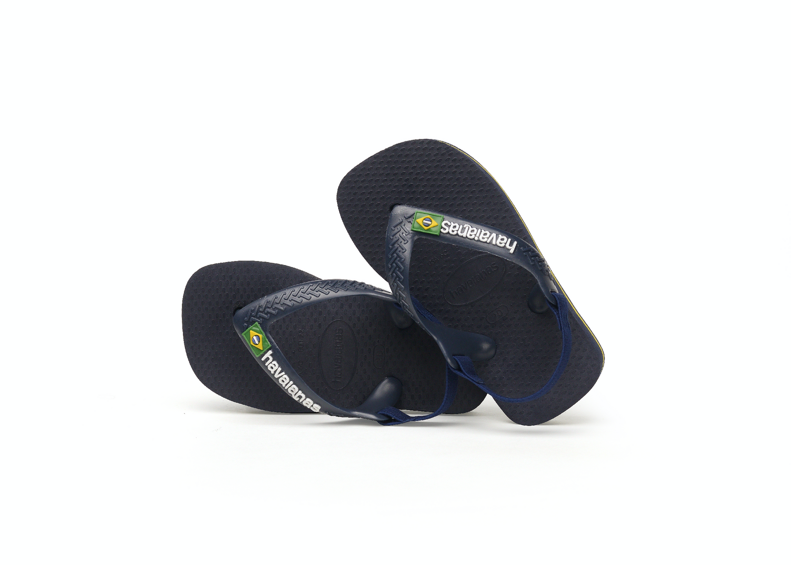 Havaianas Baby Brasil Logo Ii Navy Blue/Citrus Yellow
