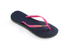 Havaianas Slim Brasil Logo Navy Blue