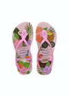 Meisjes Kids Luna Print Crystal Rose  van Havaianas in de kleur Roze in maat 35, 36.