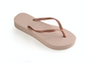 Meisjes Slim Flatform Ballet Rose  van Havaianas in de kleur Roze in maat 41, 42.