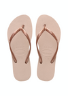 Meisjes Slim Flatform Ballet Rose  van Havaianas in de kleur Roze in maat 41, 42.