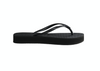 Unisexs Slim Flatform Black  van Havaianas in de kleur Zwart in maat 41, 42.