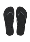 Unisexs Slim Flatform Black  van Havaianas in de kleur Zwart in maat 41, 42.