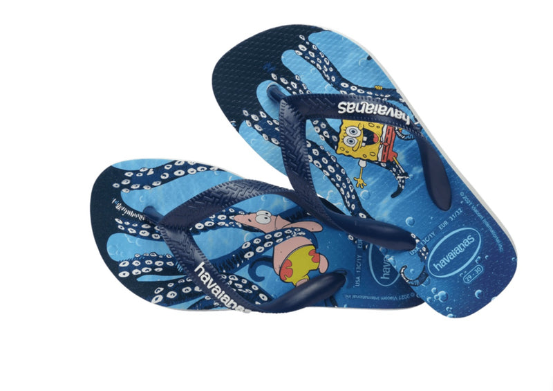 Havaianas KIDS TOP BOB SPONGE WHITE