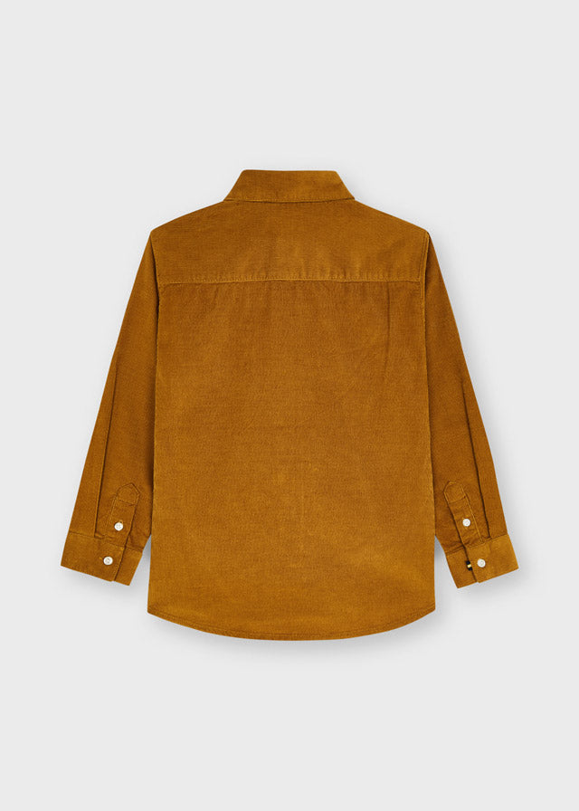 Mayoral L/s mirco-cord shirt