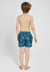 Jongens swimshort scratched leaves van Shiwi in de kleur Pappagallo in maat 176.
