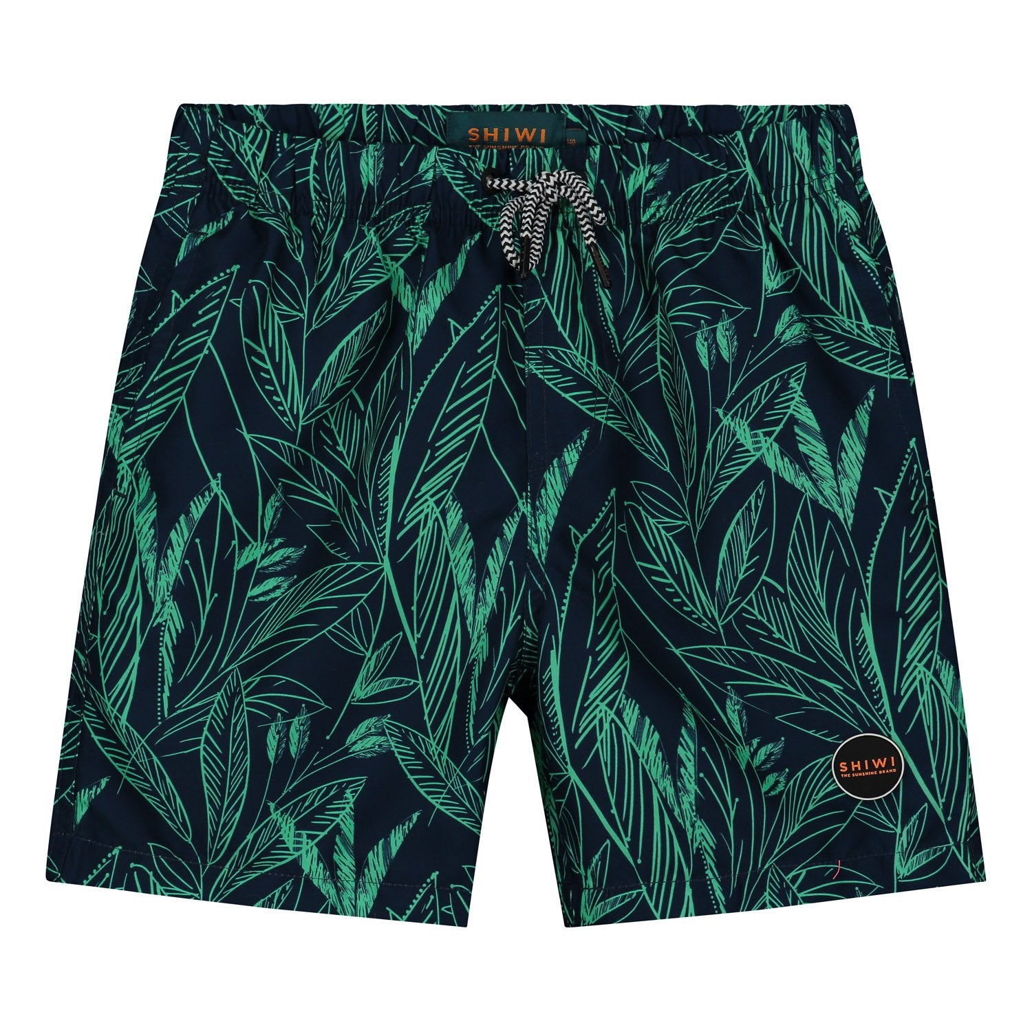 Shiwi swimshort scratched leaves
