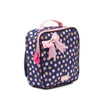 meisjes Rugzakje Wild Dots - Blue met strikje van Zebra in de kleur blauw in maat 0.