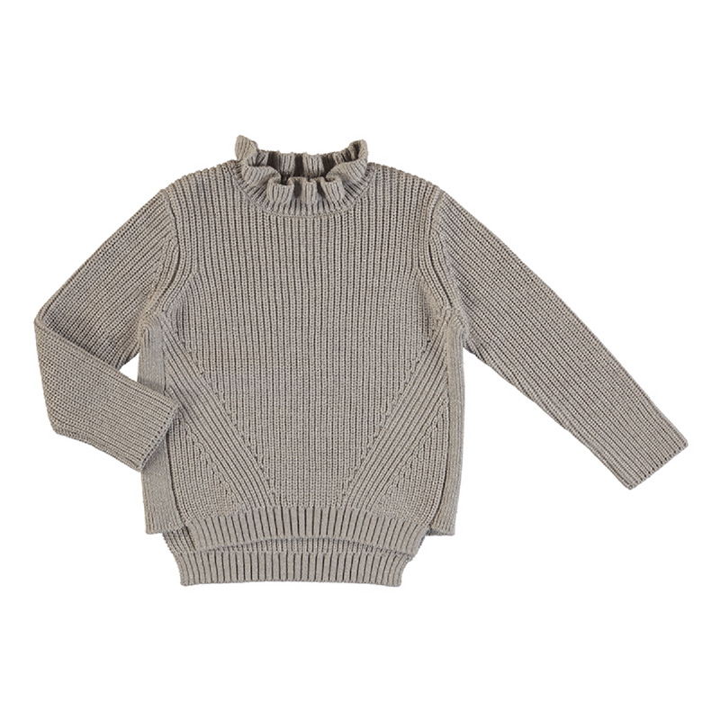 meisjes Canale Sweater van Mayoral in de kleur Beige in maat 128.