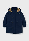 Mayoral Faux fur parka coat