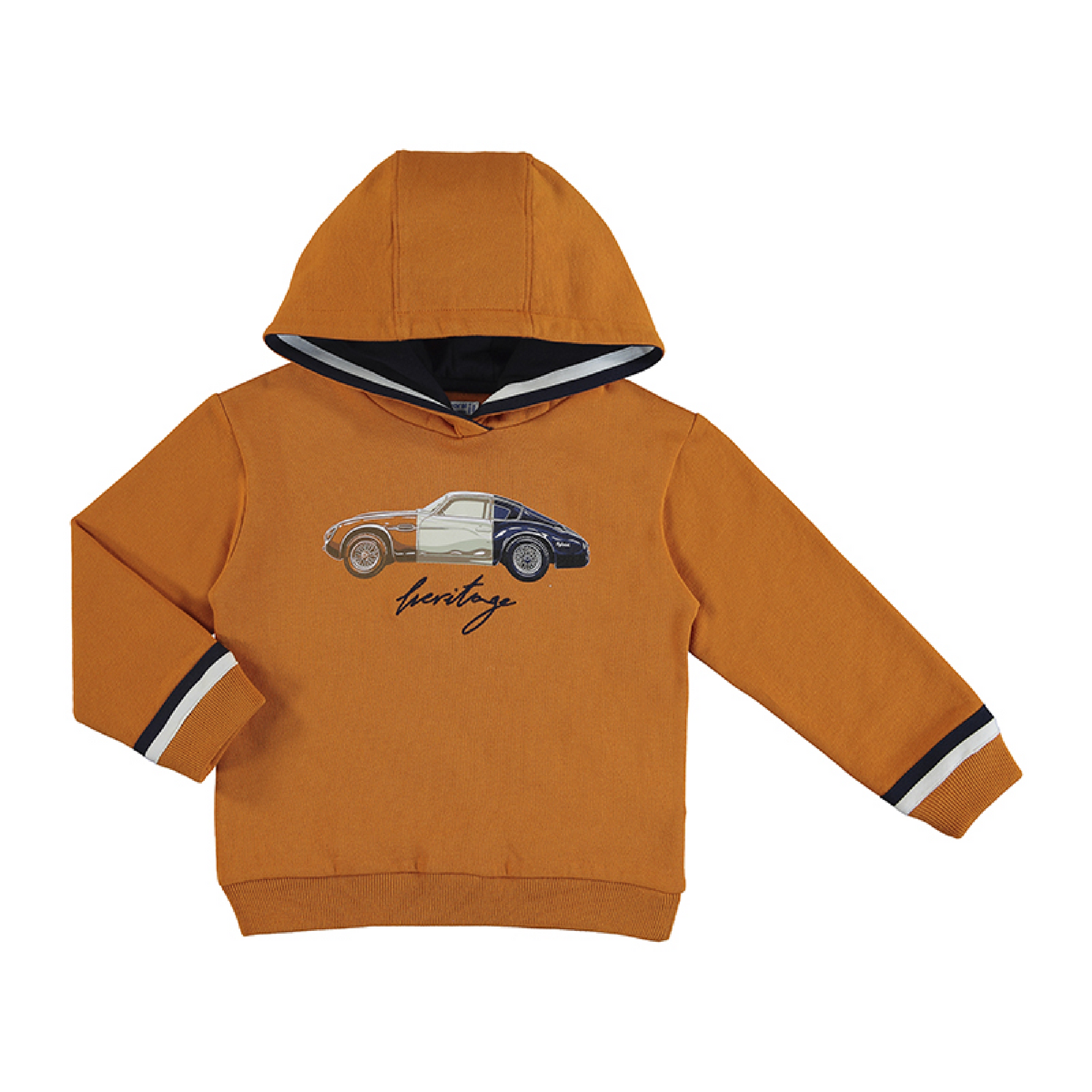 Mayoral Printed Pullover With Hoodie