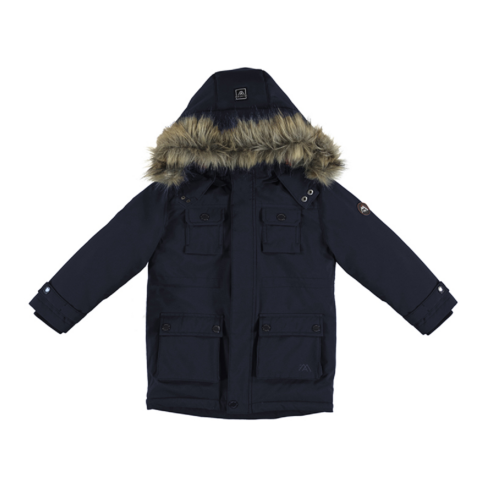 Mayoral Faux Fur Parka Coat