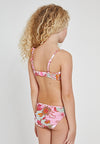 Meisjes batik one shoulder scoop top bikini van Shiwi in de kleur Multi colour in maat 176.