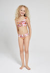 Meisjes batik one shoulder scoop top bikini van Shiwi in de kleur Multi colour in maat 176.