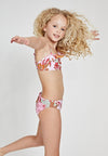 Meisjes batik one shoulder scoop top bikini van Shiwi in de kleur Multi colour in maat 176.