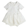 Meisjes Romper Celeste van Gymp in de kleur Off White in maat 86.