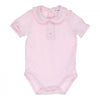 Meisjes Romper Aerobic van Gymp in de kleur Light Pink in maat 68.