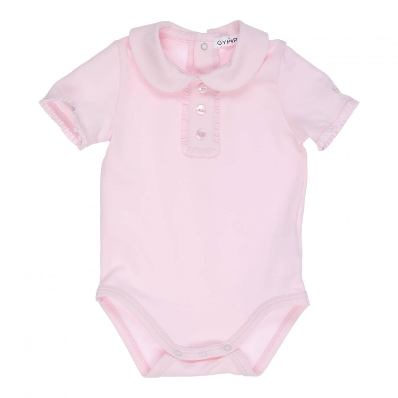 Meisjes Romper Aerobic van Gymp in de kleur Light Pink in maat 68.
