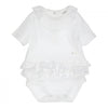 Meisjes Romper Aerobic van Gymp in de kleur White in maat 86.