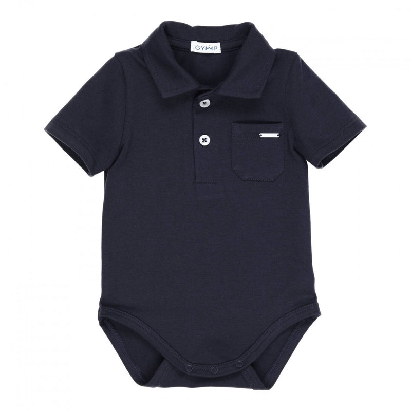 Jongens Romper Aerobic van Gymp in de kleur Navy in maat 86.