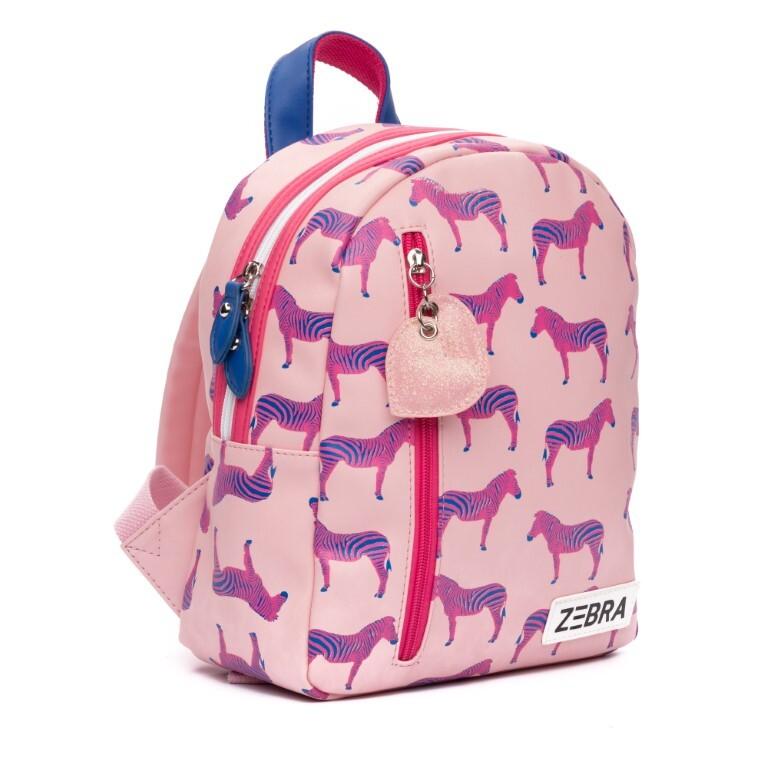 meisjes Rugzak (S) Zebra - pink van Zebra in de kleur roze in maat 0.